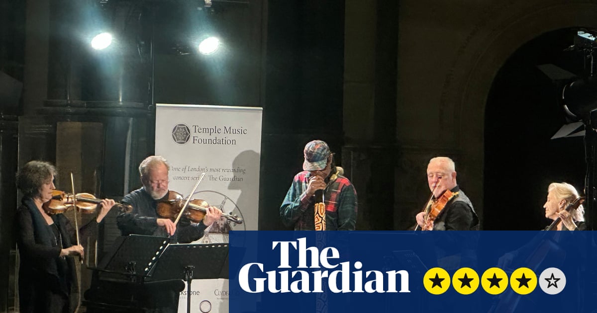 Brodsky Quartet / William Barton review – two hemispheres meet in winning didgeridoo collaboration