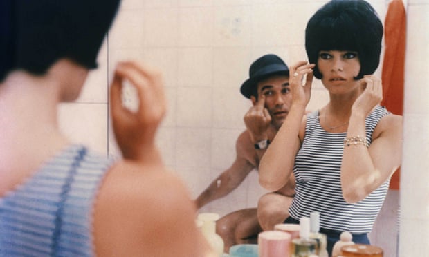Brigitte Bardot et Michel Piccoli dans le film à gros budget Le Mépris de Jean-Luc Godard, 1963.