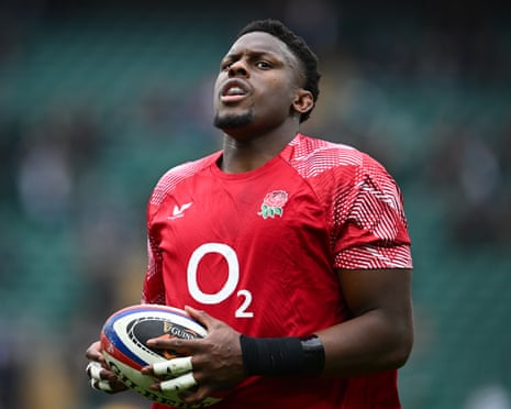 England's Maro Itoje during a Six Nations pre-match warm-up