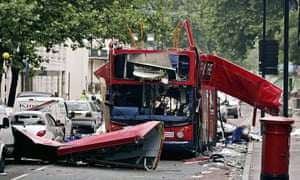 The devastation in Tavistock Square.