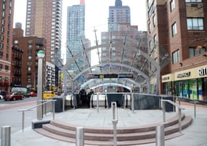 This New York subway station at 2nd Ave at 96th St has an elevator, but if it is out of service then wheelchair users are stuck.