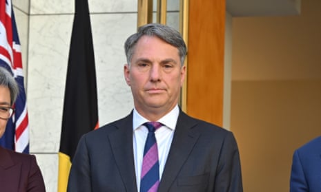 Deputy Prime Minister Richard Marles at Parliament House in Canberra.
