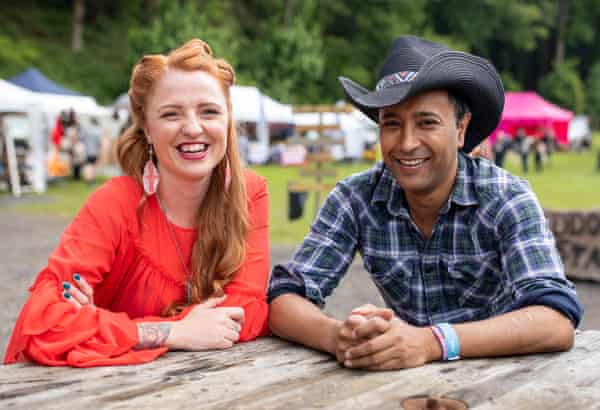 Singer Kezia Gill with Rhik at Buckle & Boots.