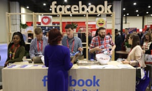 The Facebook stall at the Conservative Political Action Conference (CPAC), and major event in the conservative calendar.
