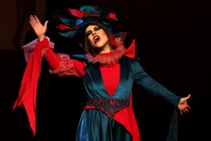 An actor during the performance
