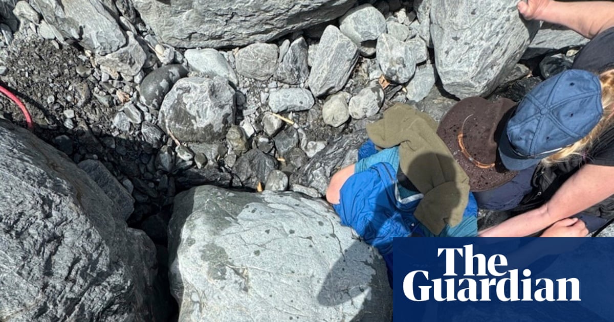 Alaska man survives after being trapped face-down in creek by 700lb boulder
