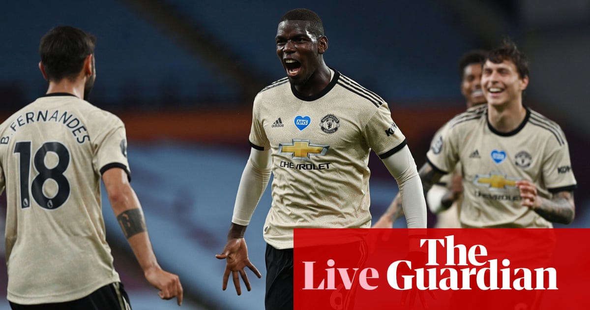Aston Villa 0 3 Manchester United Premier League As It Happened Football The Guardian