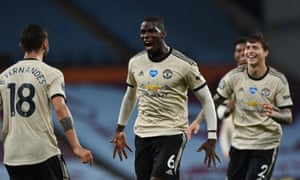 Manchester United’s Paul Pogba celebrates scoring.