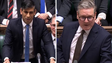 PMQs: Sunak is 'a dodgy salesman desperate to sell a dud', says Starmer – video