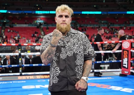 Jake Paul said he aims to beat Anthony Joshua and then challenge for a world title.
