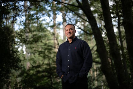 Edward Handley successful a lush forest