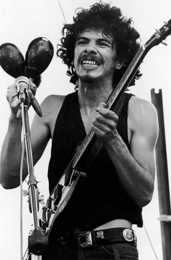 Carlos Santana at Woodstock.