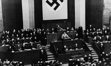 Chancellor Adolf Hitler in Berlin, 24 March 1933. 