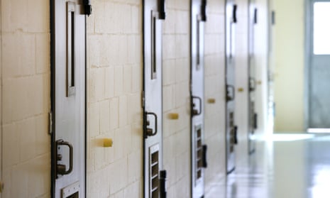 Cell corridors at the Borallon correctional centre in Brisbane