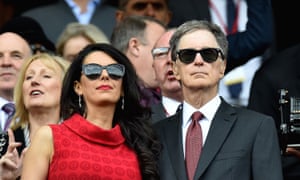 John W Henry, principal owner of Liverpool with his wife Linda Pizzuti.