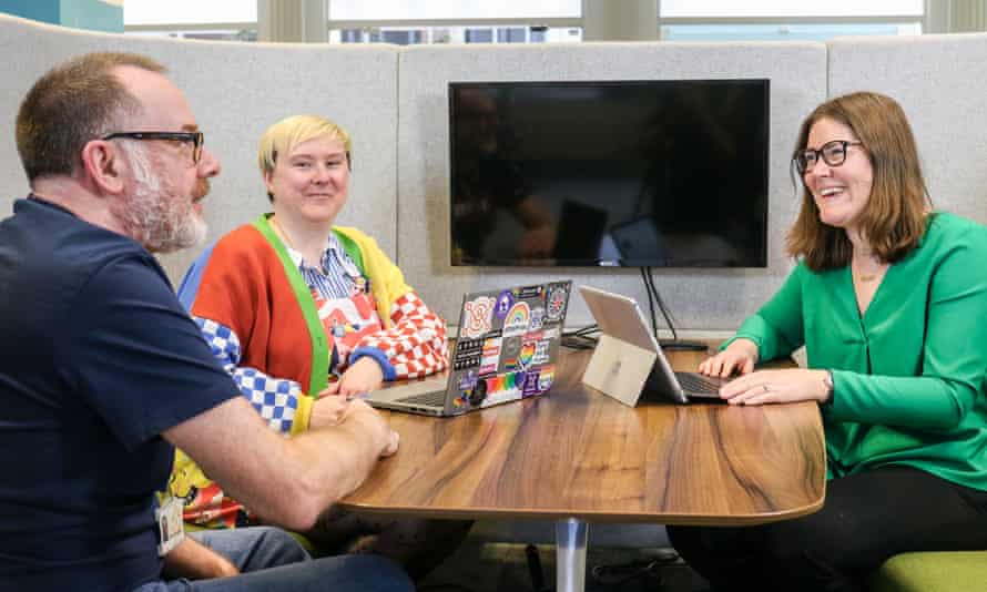 Staff at the DWP