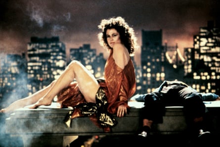 Actor Sigourney Weaver in the 1984 film Ghostbusters