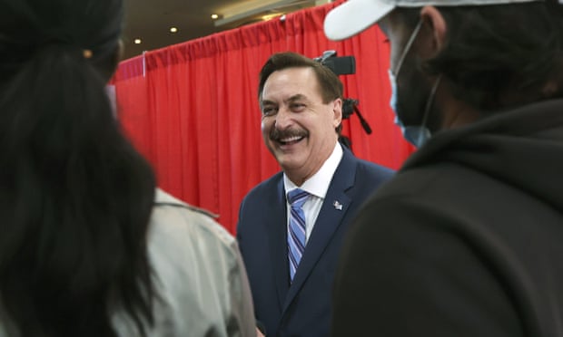 Mike Lindell S New Free Speech Network Won T Let You Use The Lord S Name In Vain Social Media The Guardian Mike Lindell S New Free Speech Network Won T Let You Use The Lord S Name In Vain Social Media The Guardian