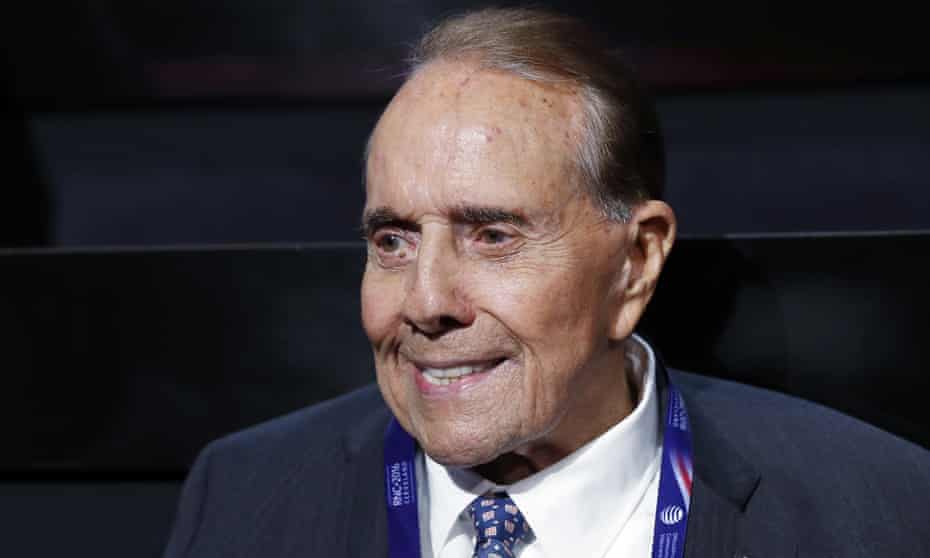 Bob Dole, seen at the Republican National Convention in Cleveland, in 2016.