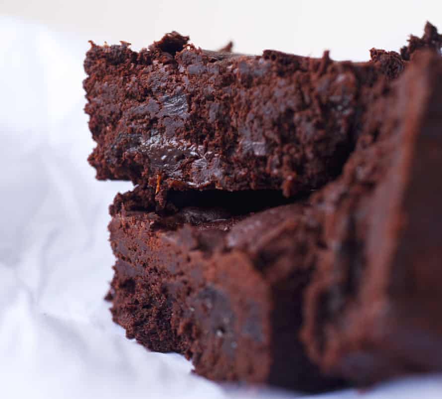 Nigel Slater's prune brownies.