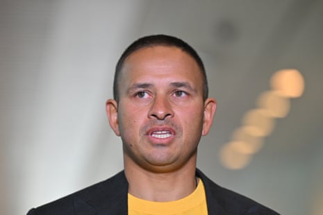 Australian cricketer Usman Khawaja.