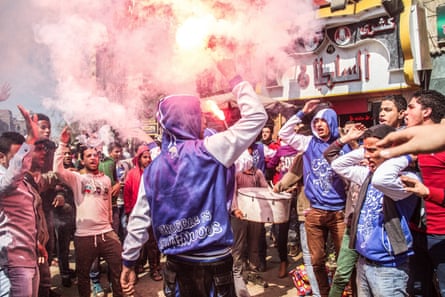 Una manifestación contra el gobierno de Egipto en El Cairo en 2015.