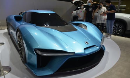 A Nio EP9 sports car is on show in Nanjing last year.