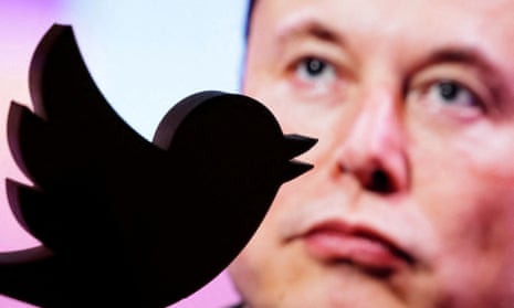 Elon Musk and Twitter logo