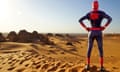 Still image from documentary, The 'Spider-Man' of Sudan