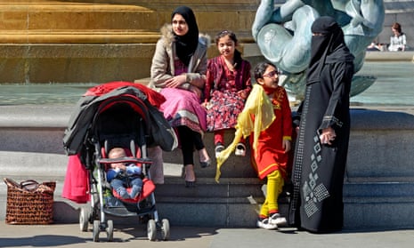 A Muslim family in central London …