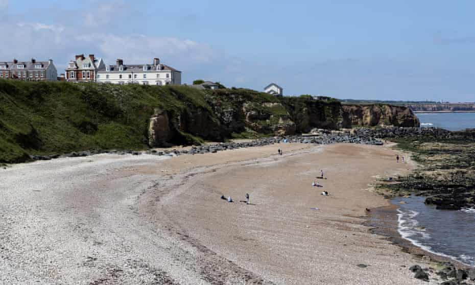 Beach in the former mining town of County Durham