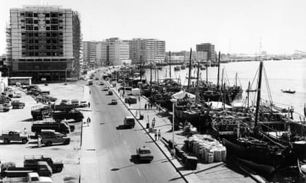1960s Dubai harbour