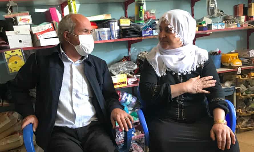 Yusuf Erol, 57, and Naile Erol, 50, in the village of Kuyulu.
