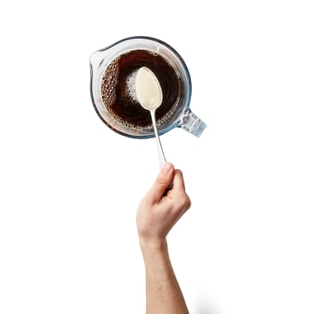 Granita kopi Felicity Cloake: diaduk dengan gula dan lemon