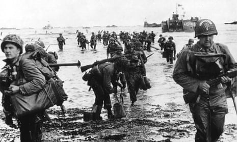 US troops land on Omaha beach on D-day