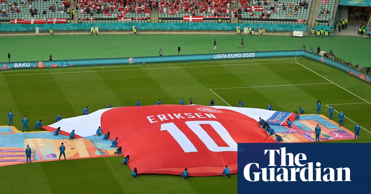 Uefa invites Christian Eriksen and medics who saved him to Euro 2020 final