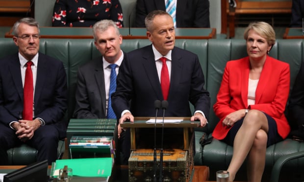 The Labor leader, Bill Shorten, gives his reply speech to the 2019 Australian federal budget.