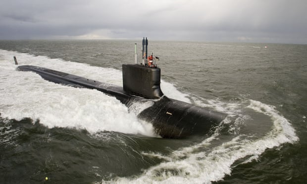 File photo of a US Virginia-class nuclear-powered submarine