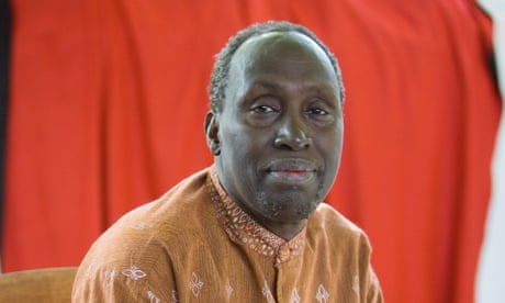 Ngugi wa Thiong'o<br>Kenyan writer Ngugi wa Thiong'o speaking at the Edinburgh International Book Festival 2006. Scotland, United Kingdom 14 August 2006