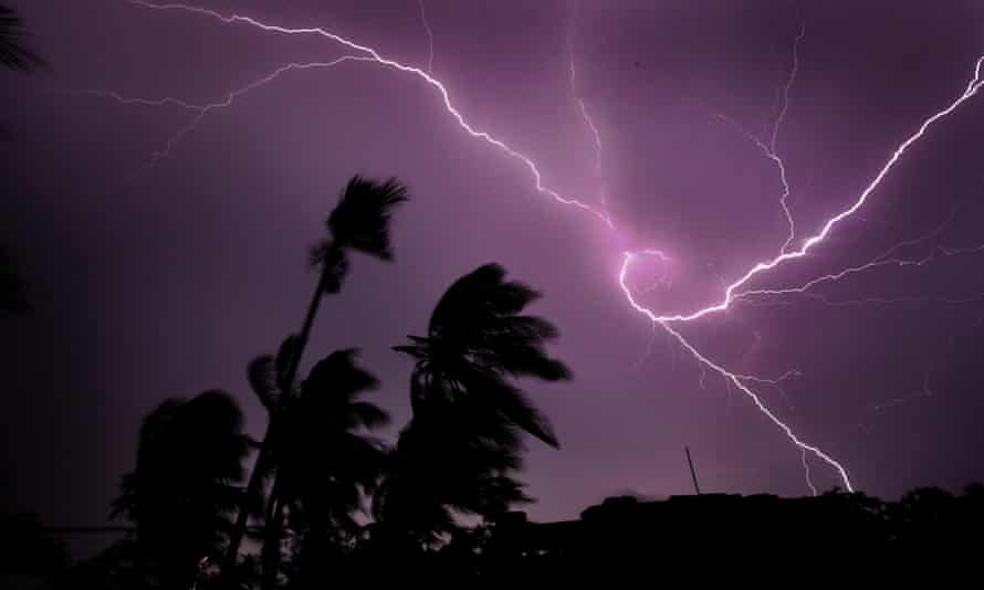 Lightning strikes over Kolkata. Though concerned with analysing natural phenomena down to a molecular level, John Latham never lost a sense of wonder at the imaginative effect they have on us.