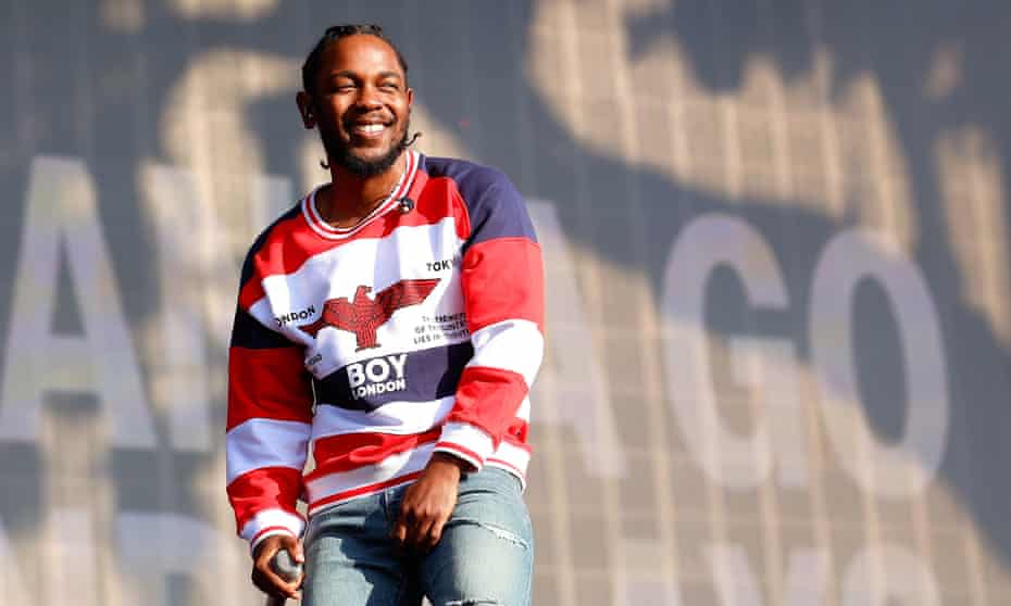 Kendrick Lamar performs in Hyde Park, London, 2 July 2016.