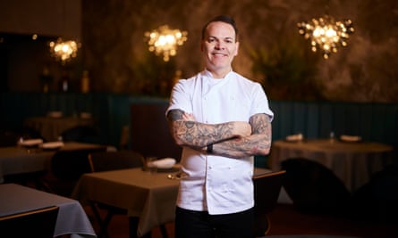 Chef Simon Wood at Wood restaurant in Manchester.