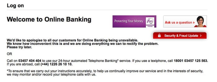 Hsbc Suffers Online Banking Cyber Attack Business The Guardian