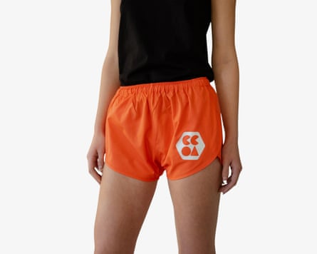 Community Clothing Women’s lightweight running short plastic-free.