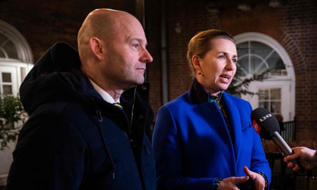 Søren Pape Poulsen og Danmarks statsminister Mette Frederiksen.