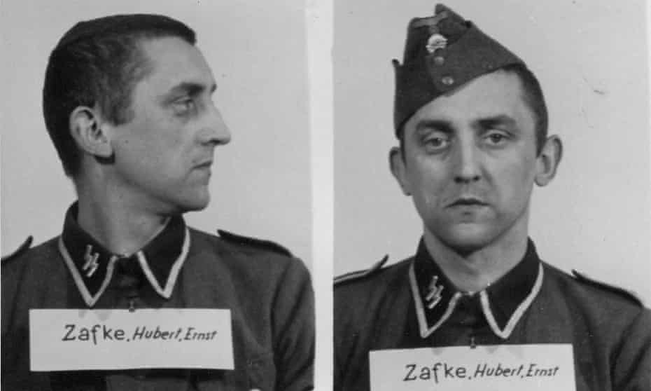 Hubert Zafke in his SS days