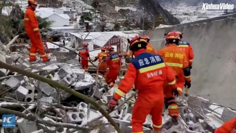 China landslide buries dozens in Yunnan province, state media reports | China | The Guardian
