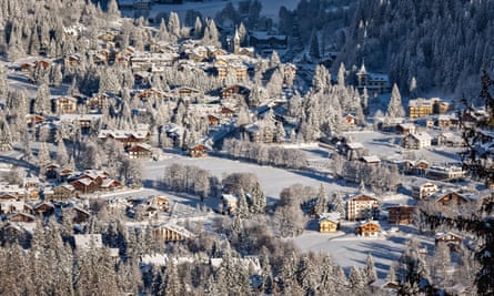The Gressoney area of the Aosta valley, where three villages have been cut off by avalanches