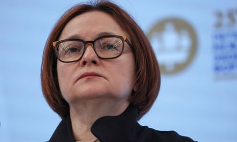 Elvira Nabiullina, Governor of Russian Central Bank, attends a session of the St. Petersburg International Economic Forum in Saint Petersburg June 16.