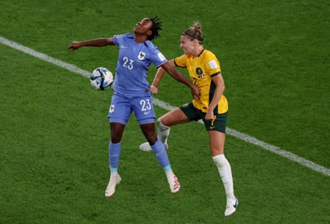 Becho in action with Catley.